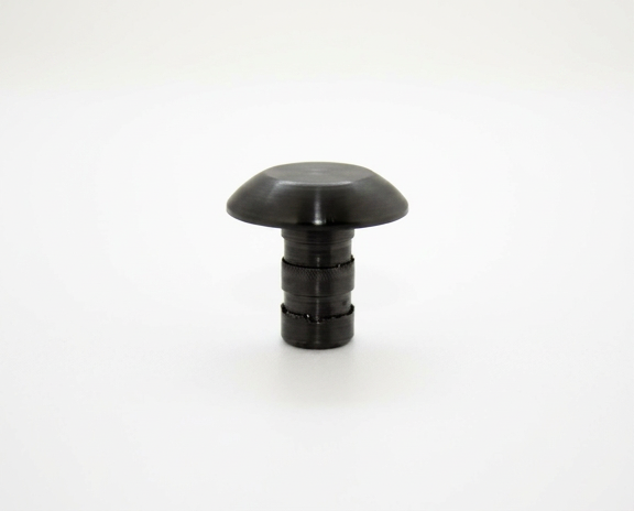 Classic black tactile warning stud