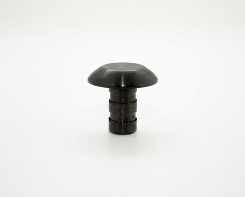 Classic black tactile warning stud