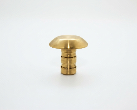 Classic brass tactile warning stud